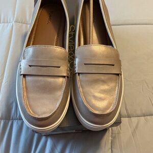 Style & Co. Women's Gold Loafers